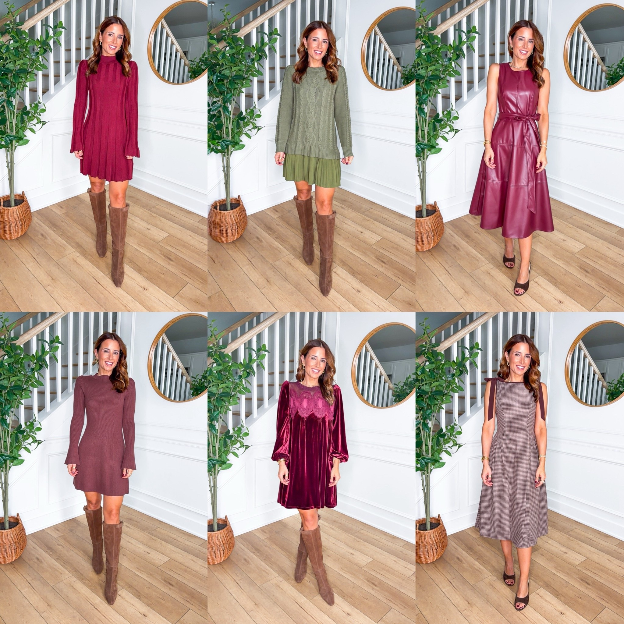 Thanksgiving outfits. Thanksgiving dresses. Fall outfits. Fall dresses. Family photo outfits. Family photo dresses. Pumpkin patch outfits. Sweater dresses. Plaid dresses. Velvet dresses. Wearing smallest size in each. I went up half a size in knee-high boots to make room for socks.

#LTKootd #LTKSeasonal #LTKPetite