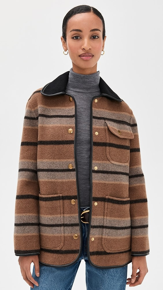 Striped Chore Jacket | Shopbop