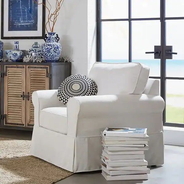 Porch & Den Zuni Arm Chair with Removable Slip Cover | Bed Bath & Beyond