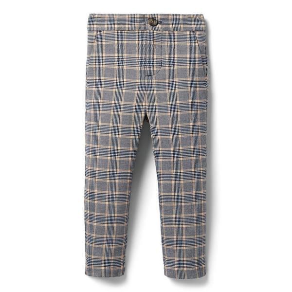 Plaid Tapered Jogger | Janie and Jack