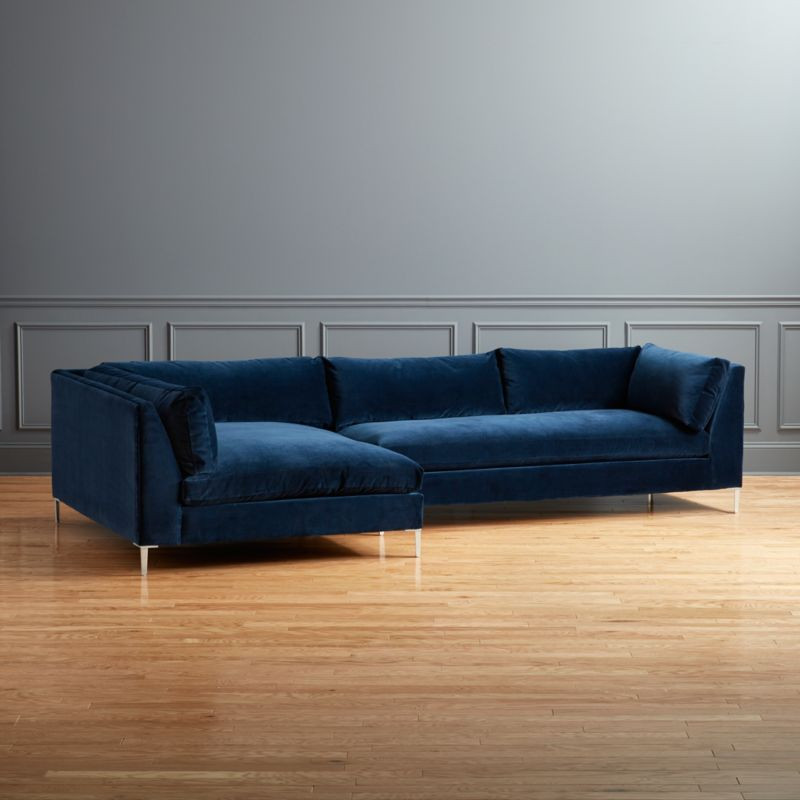 Decker 2-Piece Sectional Sofa + Reviews | CB2 | CB2