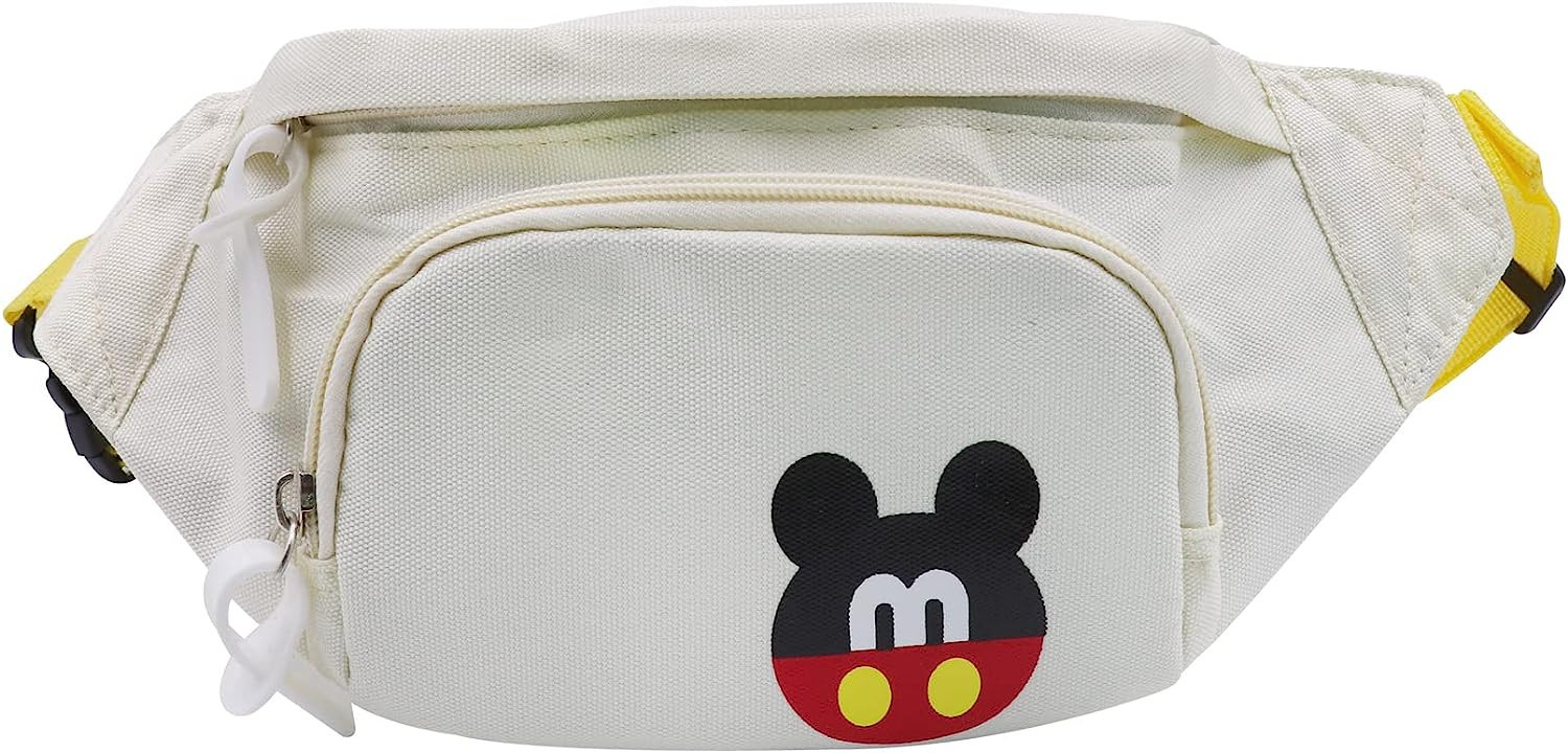 Kids Toddlers Cartoon Fanny Pack Waist Pack Cute Canvas Crossbody Purse Handbag with Mouse Ears f... | Amazon (US)
