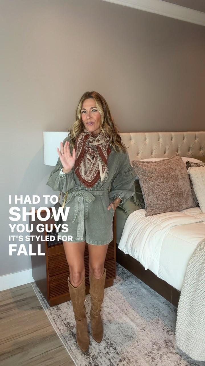 Loving making this romper, just a hint of western fall!

#LTKdayinmylife #LTKTravel #LTKSeasonal