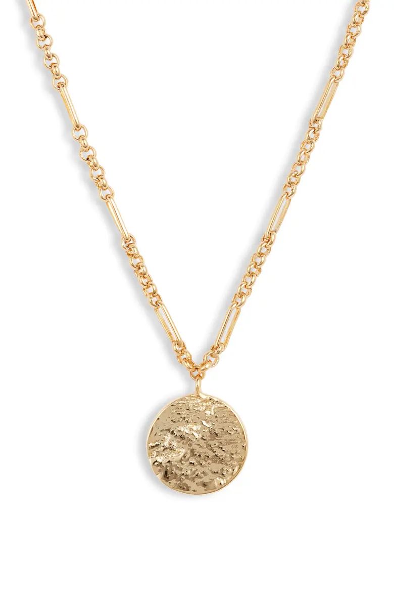 Banks Coin Pendant Necklace | Nordstrom