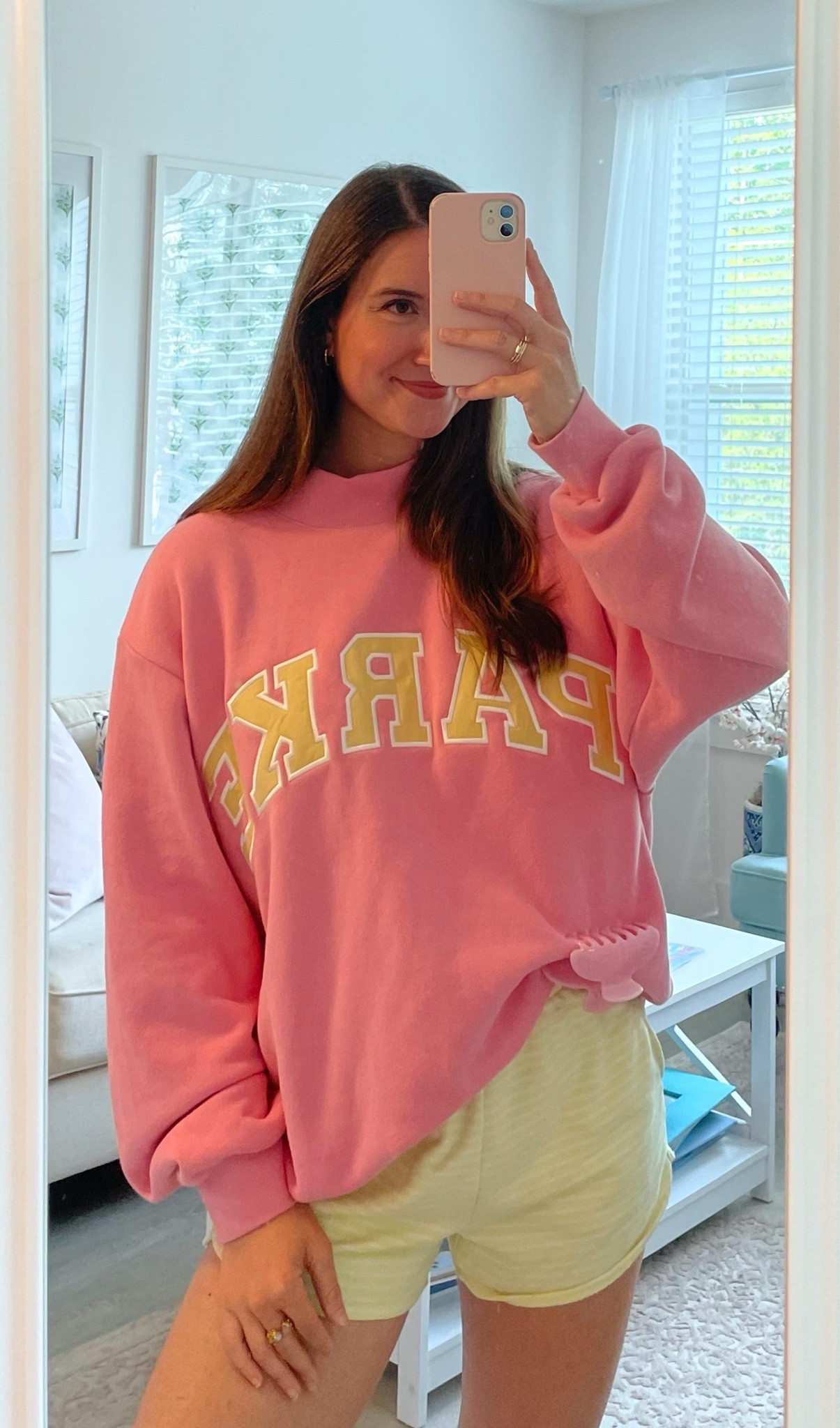 Sized up to a L/XL mockneck 💛 Obsessed with the heritage material for summer!!

#LTKU #LTKootd #LTKdayinmylife