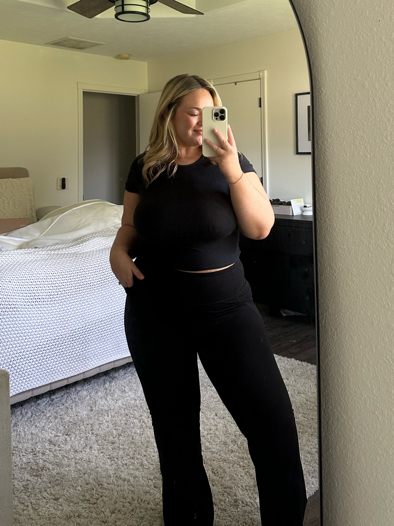Wearing size XL in top & 1 in bottoms! These are truly one of the most flattering flared leggings I own🥹🫶🏼 Lane Bryant- the curvy girls LOVE U.  These are also on sale rn! + they have a smoothing/tummy control option which I honestly need to buy immediately. 



#LTKmidsize #LTKsalealert #LTKplussize