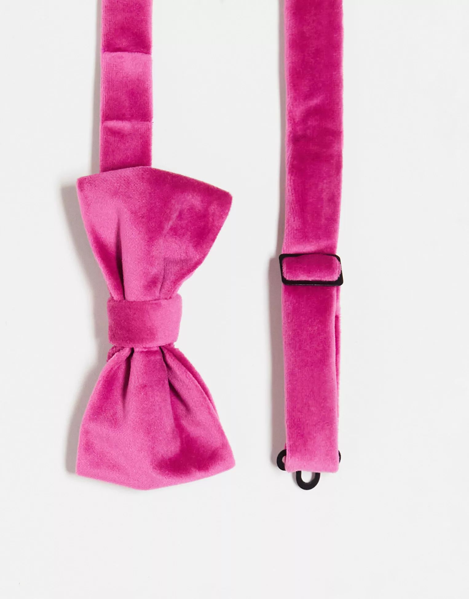 Devils Advocate velvet bow tie in pink | ASOS (Global)