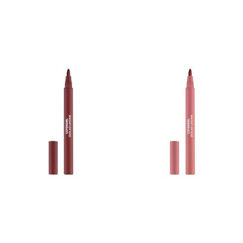 COVERGIRL Outlast Lipstain Bundle - 45 Brazen Raisin & 10 Sugey Girl Colors, Vegan Formula | Amazon (US)