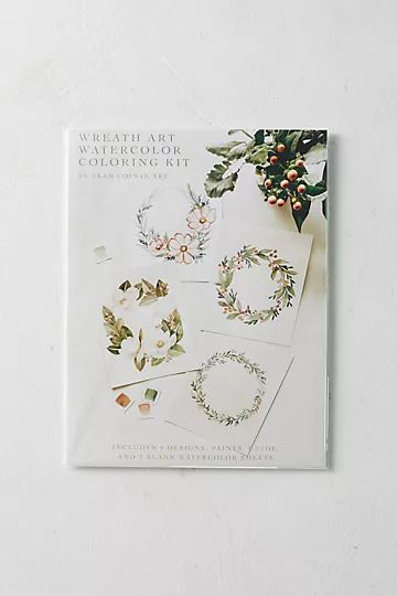 Wreaths Watercolor Kit | Anthropologie (US)