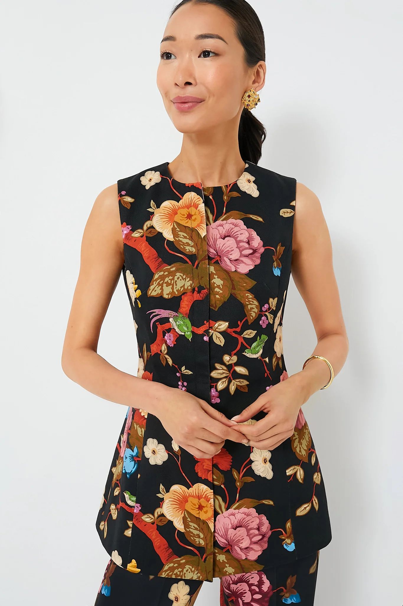 Baroque Floral Rhoda Tunic Top | Tuckernuck (US)