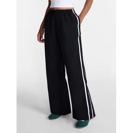 No Boundaries Nylon Gameday Track Pants Women s and Women s Plus Sizes XXS-4X | Walmart (US)