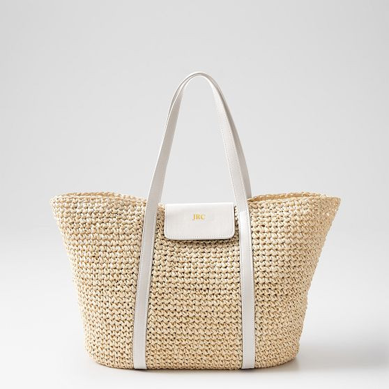 Carmel Straw Tote | Mark and Graham