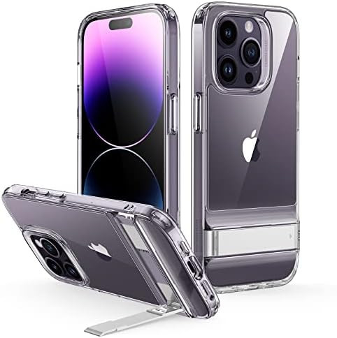 ESR Metal Kickstand Case Compatible with iPhone 14 Pro case, 3 Stand Modes, Military-Grade Drop Prot | Amazon (US)