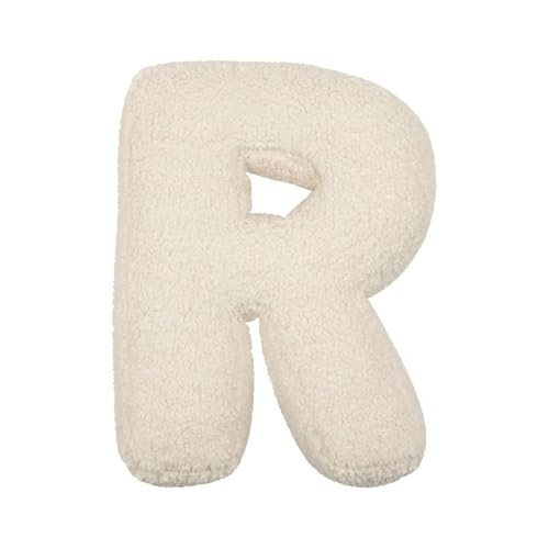 YLOEEIT English Letters Soft Initial Throw Pillow Cozy 26 Letter Pillow for Living Room Sofa Couch Bed Car Decoration, 40*35*10 | Amazon (US)