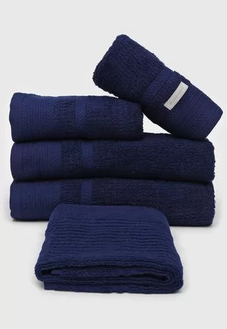 Jogo de Toalha Buddemeyer 5pçs London 70 X 135 Azul | Dafiti (BR)