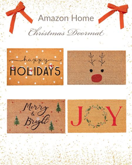Christmas doormat, Holiday welcome mat @AmazonHome 

#LTKhome #LTKHoliday
