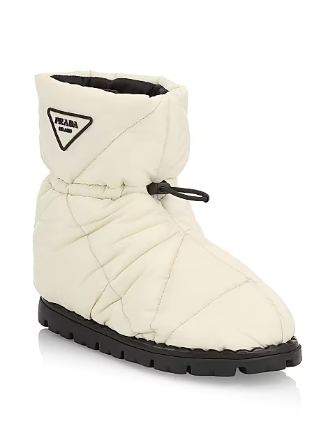 Logo Quilted Boots | Saks Fifth Avenue