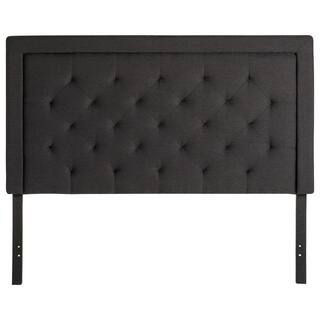 Brookside Upholstered Charcoal King Headboard with Diamond Tufting-HDBSKKREDTCHHB - The Home Depo... | The Home Depot
