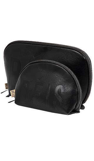 BEIS The Cosmetic Pouch Set in Black. | Revolve Clothing (Global)