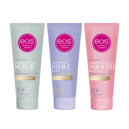 EOS Cashmere Line Ultimate Shave Routine Bundle | Walmart (US)