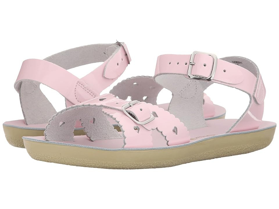Salt Water Sandal by Hoy Shoes Sun-San - Sweetheart (Toddler/Little Kid) Girls Shoes Shiny Pink : 2 Little Kid M, Leather | Zappos