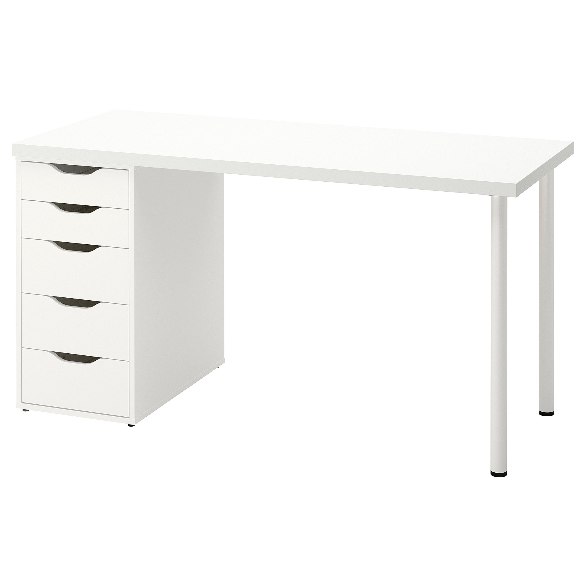 LAGKAPTEN / ALEX Desk, white, 55 1/8x23 5/8 " | IKEA US