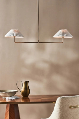 Harriet Pleated Chandelier | Anthropologie (US)