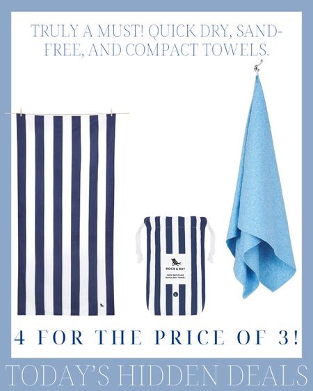 compact beach towels on sale | quick dry | beach | pool | kids | summer 

#LTKSwim #LTKSaleAlert