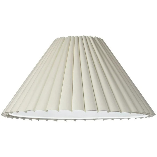 Brentwood Large Box Pleat Empire Lamp Shade 7" Top x 20.5" Bottom x 10.75" High x 12.5" Slant (Sp... | Walmart (US)
