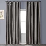 HPD Half Price Drapes Extra Wide Linen Room Darkening Curtain (1 Panel) 100 X 108, BOCH-LN18511-1... | Amazon (US)