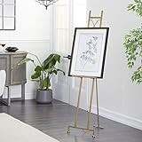 Amazon.com: Deco 79 Modern Elegant Extra Large Free-Standing Metal Easel, 17"W x 57"H, Gold | Amazon (US)