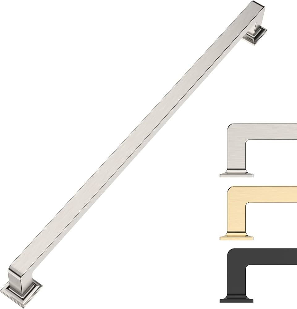 10 Pack 10 Inch Cabinet Handles Brushed Satin Nickel Cabinet Pulls Kitchen Cabinet Handles Kitche... | Amazon (US)