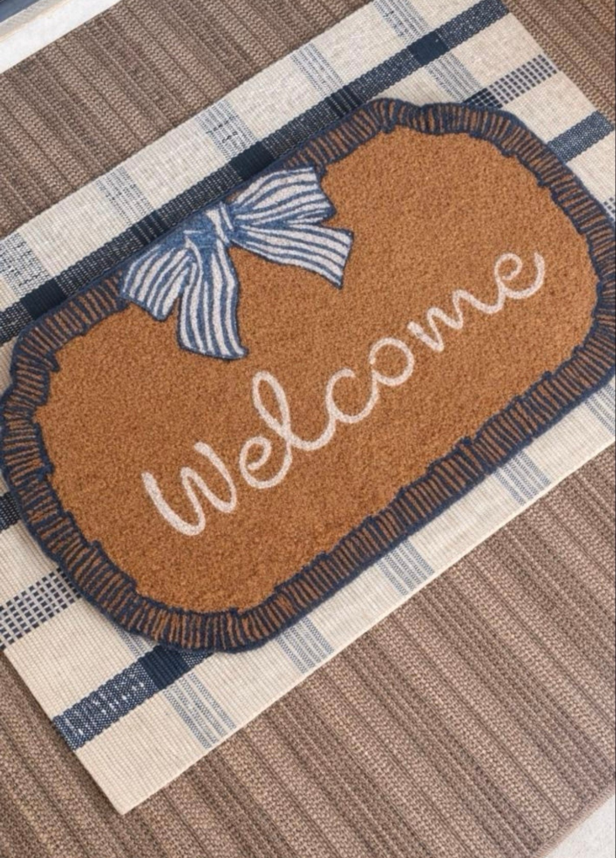 🎀⬇️ my popular bow doormat sold out online last night

but I’m seeing it in stock at most stores 🙌

worth checking local pickup if you missed it — it’s been going fast again

I’ll link it + a few similar options still shipping

#LTKSeasonal #LTKdayinmylife #LTKHome