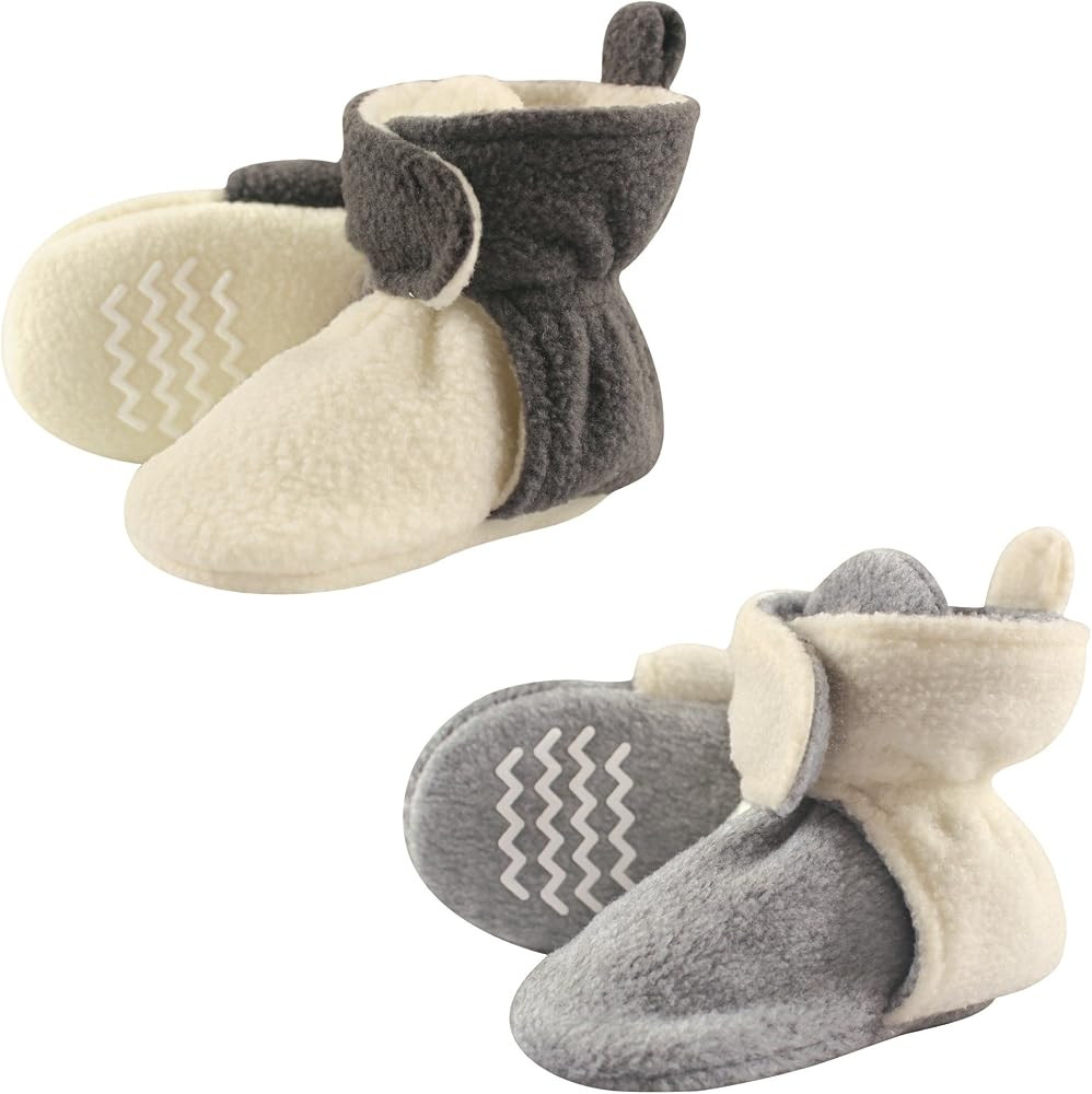 Hudson Baby Unisex-Child Cozy Fleece Booties Winter Accessory Set | Amazon (US)