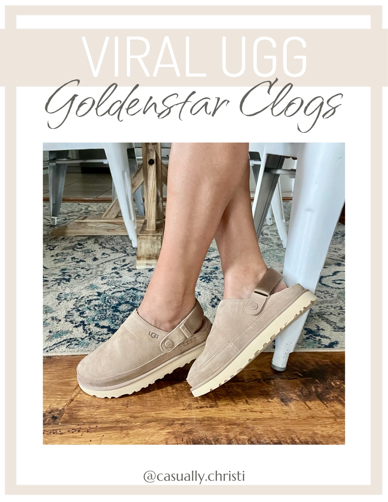 The Ugg Goldenstar Clogs are selling out fast in every color and size!! 
These run a little smaller than other Uggs. I sized up 1/2 size to 7.5 and they fit perfectly! 

Fall Shoes
Fall Outfits
Uggs
Slippers
Boots

#LTKStyleTip #LTKShoeCrush #LTKSeasonal
