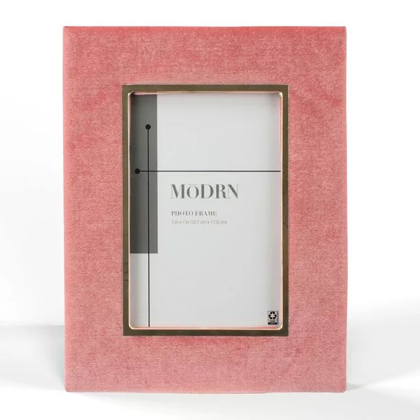 MoDRN 5x7 Glam Velvet Tabletop Frame, Multiple Colors | Walmart (US)