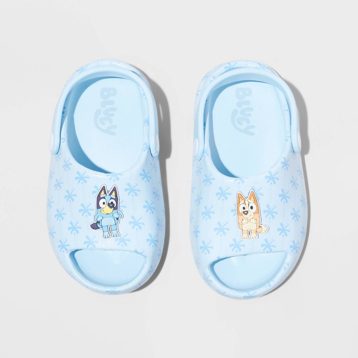 Toddler Bluey Comfort Slide Sandals - Blue | Target