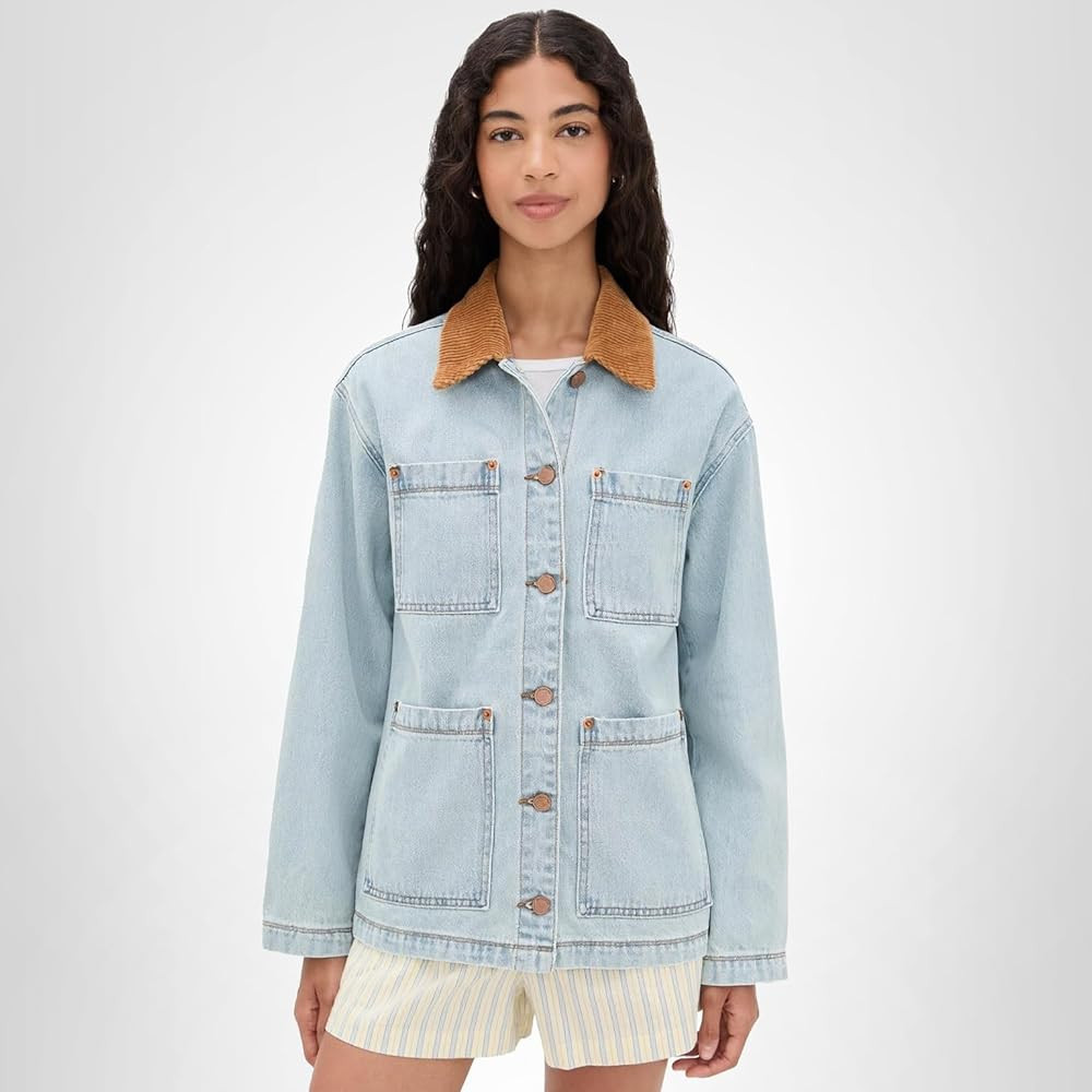 [BLANKNYC] Womens Crack of Dawn Denim Shirt Jacket | Amazon (US)