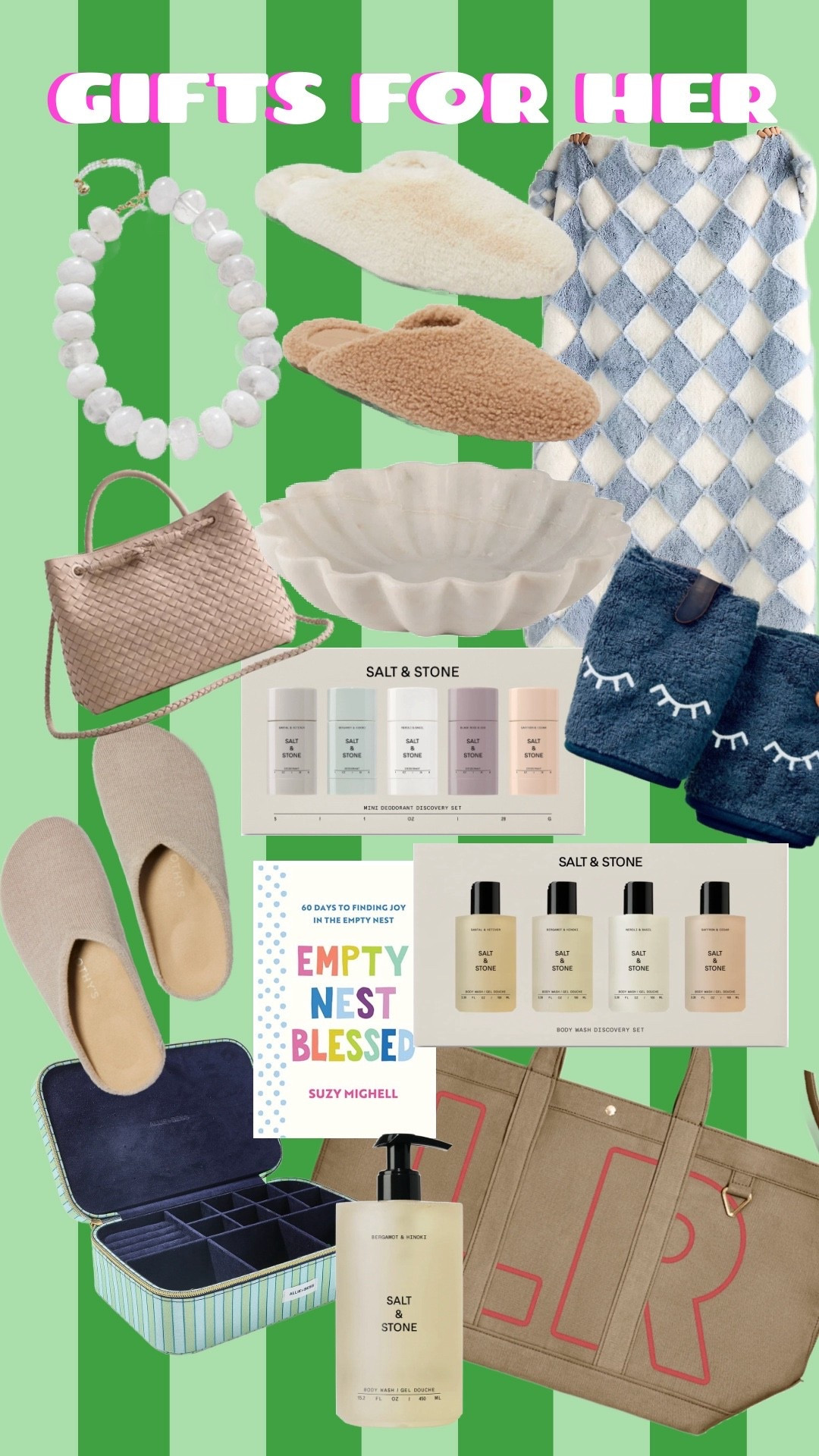 Gifts for her. Use code COAST20 on Allie + Bess 

#LTKGiftGuide #LTKOver40 #LTKFindsUnder100