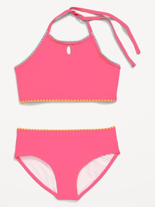 Halter Bikini Swim Set for Girls | Old Navy (US)