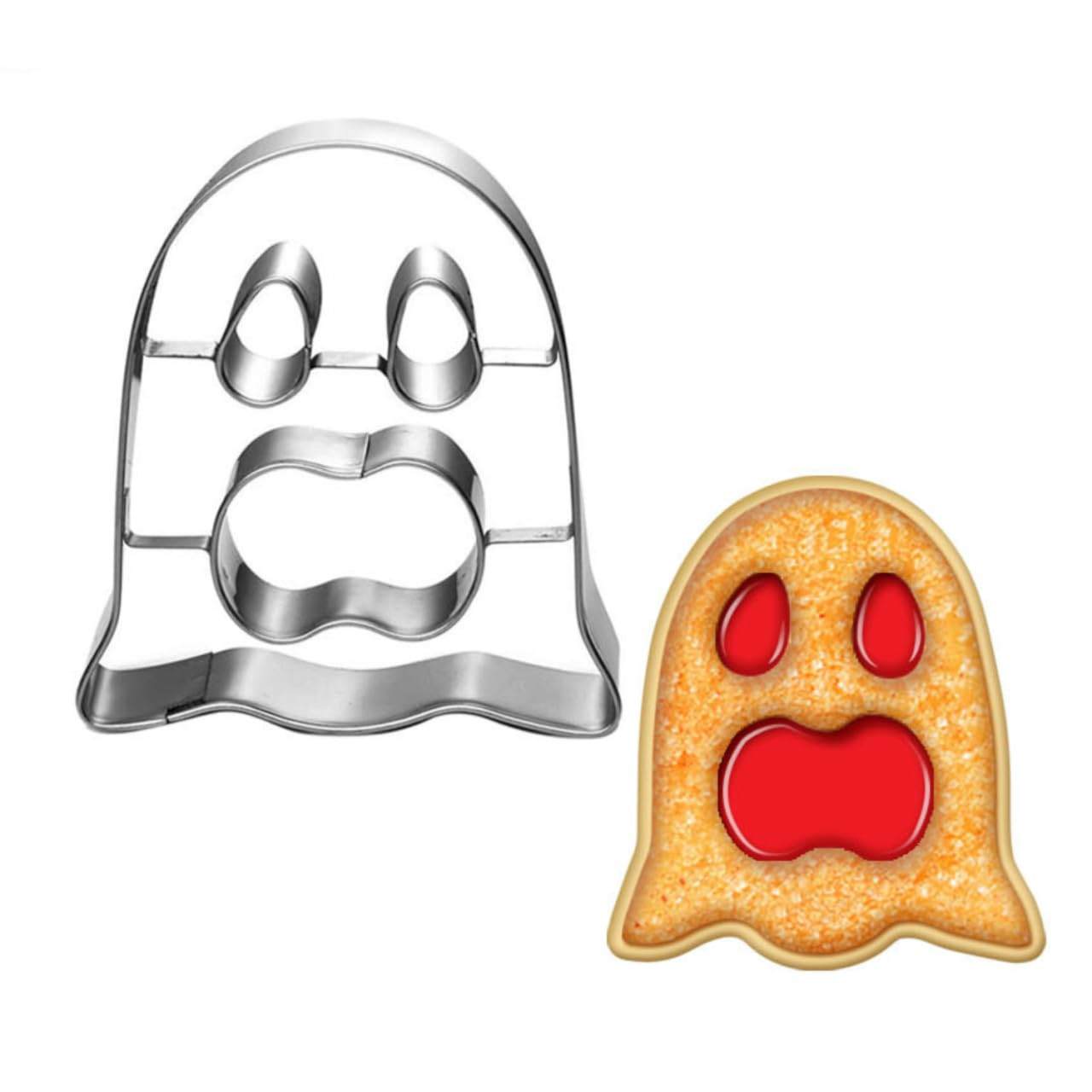 Ghost Cookie Cutter-2.5 Inch-Diswasher Safe-Mini Halloween Cookie Cutter Shape for Baking | Amazon (US)