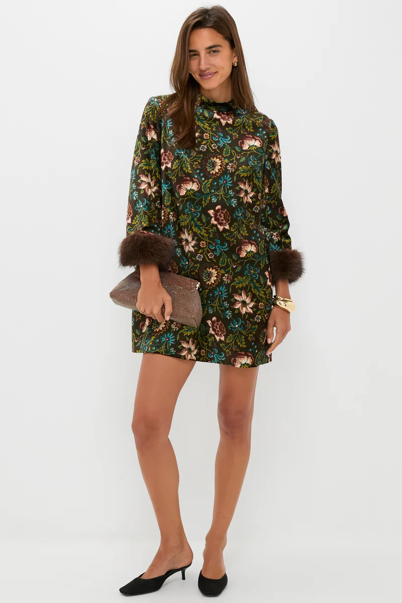 Hazel Moonflower Velvet Mod Ellie Dress | Tuckernuck (US)