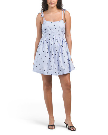 Polka Dot Sleeveless Mini Dress | TJ Maxx
