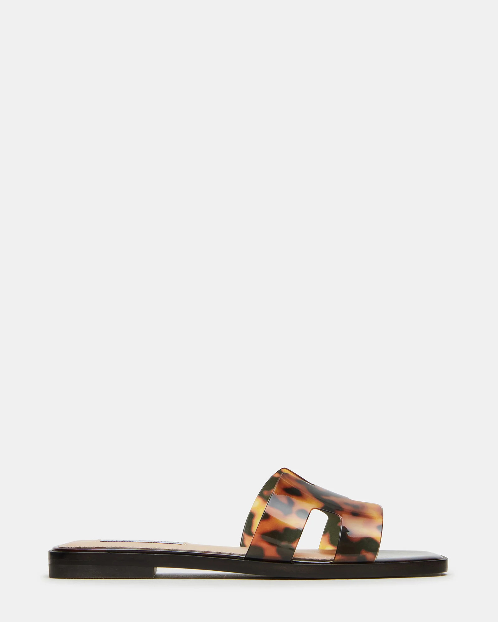 Steve Madden Women's Hadyn Square Toe Sandals - Tortoise - Size 8.5 - Synthetic | Steve Madden (US)