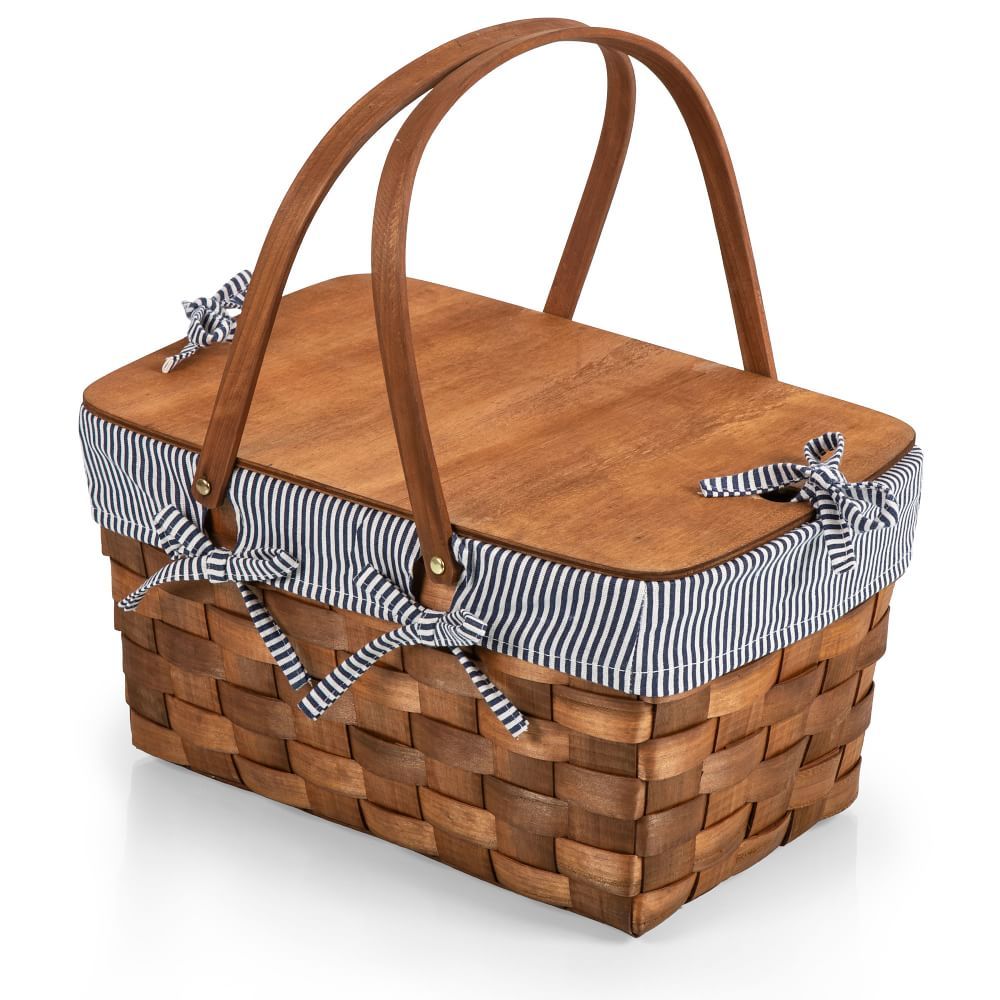 Wood Top Picnic Basket | West Elm (US)