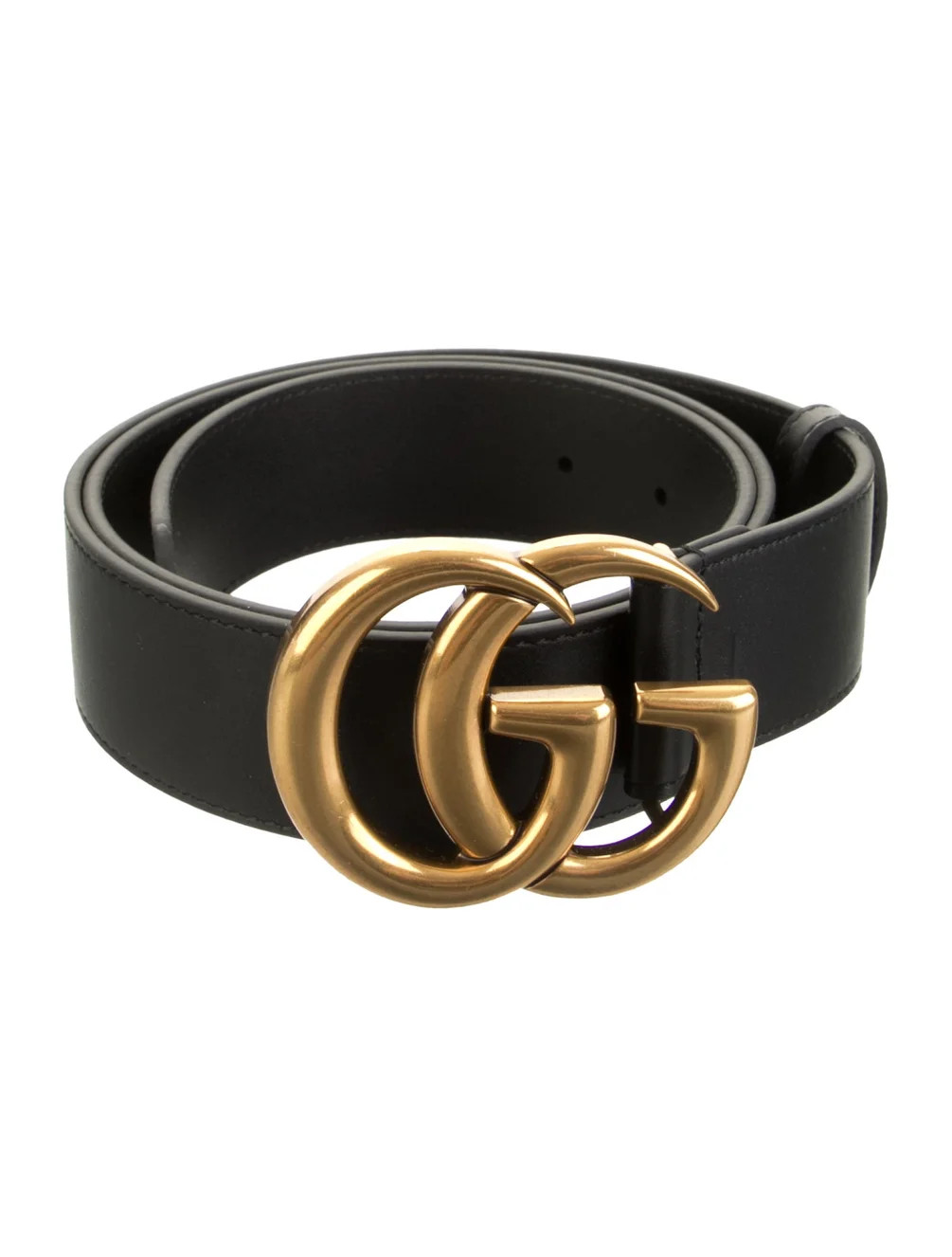 Double G Logo Leather Belt | The RealReal