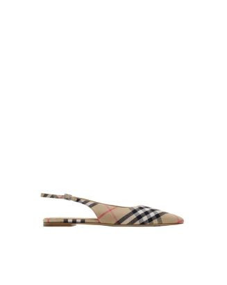 Women's Check Dame Slingback Ballerinas | Bloomingdale's (US)