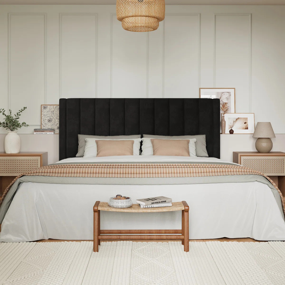 Kelly Clarkson Home Cleo Velvet Upholstered Platform Bed & Reviews | Wayfair | Wayfair North America