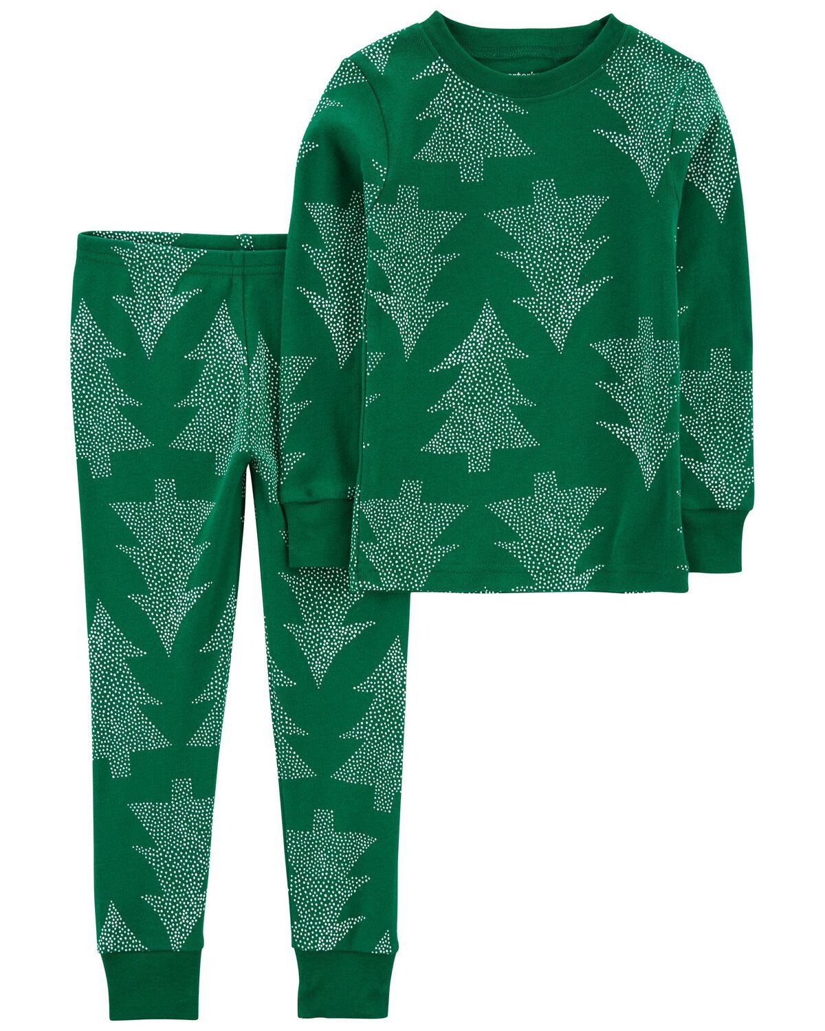 Green Baby 2-Piece Christmas Tree 100% Snug Fit Cotton Pajamas | carters.com | Carter's