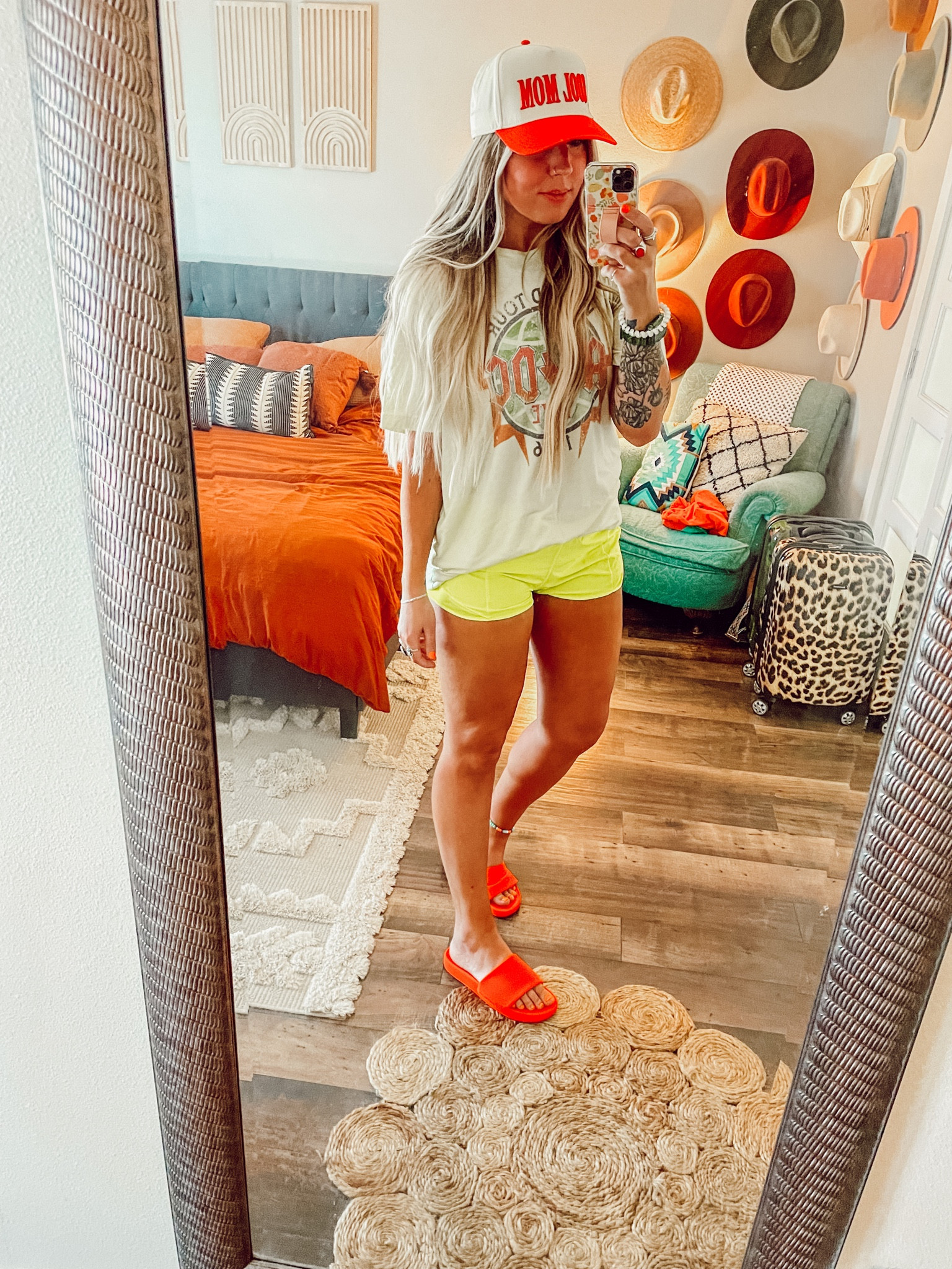 Mom fit of the day #lululemon #slides #truckerhat #graphictee 

#LTKSeasonal #LTKGiftGuide #LTKstyletip